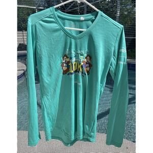 run Disney womens Chip Dale 10K 2023 Long Sleeve T-Shirt Size Small